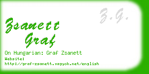 zsanett graf business card